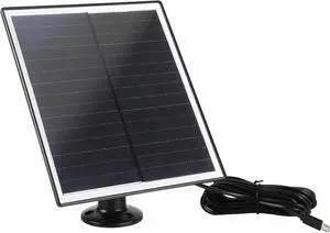 Solar Charger DIY Battery Solar Panel 6W 5V IP65 Waterproof with Micro USB Cable for Outdoor CCTV Surveillance Cameras