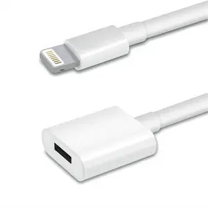 Lightning Extension Cable for iPhone iPad 6FT [MFi Certified] iPhone Charger Extension Cable Male to Female Connector Lightning Cable Extender Support Charge+Audio+Video+Data Transfer