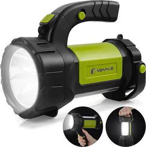 Camping Lantern Rechargeable LED Flashlight Spotlight Lantern with 800LM 3600 mAh Rechargeable Battery 7 Modes Portable Bright Camping Light for Emergency Outdoor Hiking Power Outages
