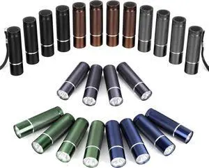 24-Pack Flashlights Set Aluminum LED Flashlights Include AAA Batteries & Lanyard Super Bright 100 Lumen Flashlight for Party Favors Camping Hurricane Supplies