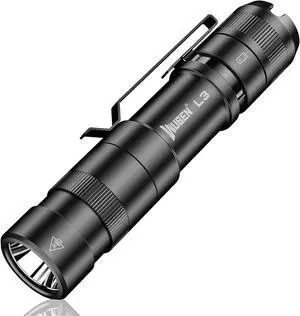L3 Flashlights High Lumens 3000 Lumens Flash Light Bright Flashlight Rechargeable Dual-Way USB C Charging 6 Mode IP68 Handheld Flashlight for Tactical/Outdoor Tool Gifts for Men