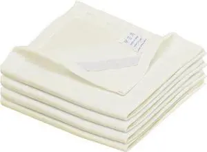 Dish Cloths Cotton| Kitchen Wash Cloth| Shop Towels Absorbent and Lint Free Flour Sack| Dishcloths for Kitchen Washing Dishes|Thick Absorbent Quick Dry Dish Rags |4 Pack 13x13 Natural