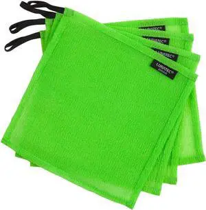 LUNATEC? Odor-Free Kitchen Dishcloths. A Scrubber and scouring pad for All Surfaces. Safe for Non-Stick. (4-Pack)