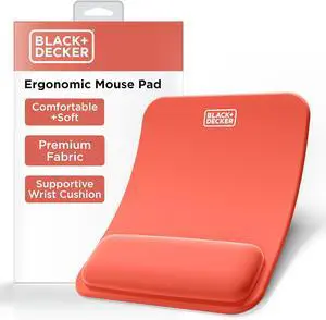 Ergonomic Mouse Pad Wrist Support - Comfortable Mouse Pad Wrist Rest - Wrist Relief Gel Mousepad - Non-Slip Base Aesthetic Mousepad for Gaming Home Office - Perfect for Computer Laptop