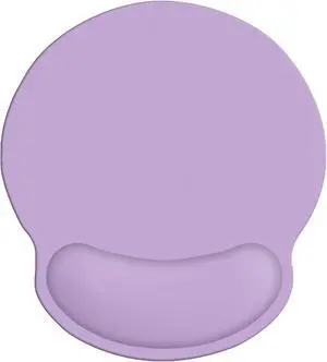 Ergonomic Mouse Pad Mouse Pad with Wrist Support Comfortable Gaming Mouse Pads with Non-Slip PU Base for Computer Laptop Office & Home Purple