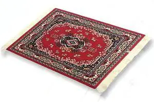 Paitianle Mouse Pads for Wireless Mouse Oriental Carpet Mouse Mat Computer Mousepad for Table Decor (STYLE1 red)