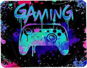 Gaming Mouse Pad Small Cool Gamer Mouse Pad Gaming Mousepad Accessories for Desk Laptop Computer Office Boys Kids Room Decor 9.5x7.9 Inch