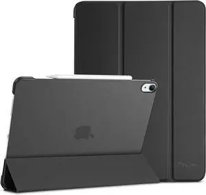 for iPad Air 13 Inch Case M3 2025/M2 2024 Slim Smart Cover iPad 13 Air M3 M2 Case with Translucent Hard Shell Back Supports Touch ID Auto Wake/Sleep -Black
