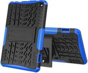 Dual Layer Heavy Duty Shockproof Impact Resistance Drop Proof Military Grade Kids Case with Kickstand for 12th Generation 2022 Release Fire 7 Tablet Case Not fit   case