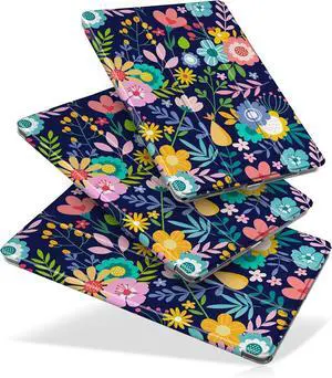 Case for  Galaxy Tab A9+/A9 Plus 11 inch 2024 2023 (SM-X210/X216/X218) Slim Stand Hard PC Translucent Back Shell Smart Cover Auto Wake/Sleep - Colorful Florals