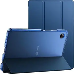 Case for  Galaxy Tab A9 8.7-Inch 2023 Slim Translucent Back Tri-Fold Folio Stand Protective Tablet Cover (Navy)