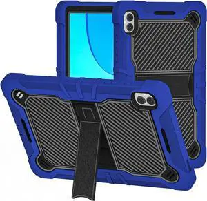 Compatible with Boost Celero 5G Tab Tough Tablet Case Strong Kickstand Hybrid Case Cover for Celero 5G Tab (Blue)