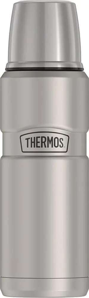 Stainless King Vacuum-Insulated Compact Bottle 16 Ounce Matte Steel
