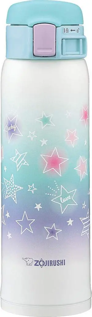SM-SG48GJ Stainless Steel Vacuum Insulated Mug 16-Ounce Star Mint