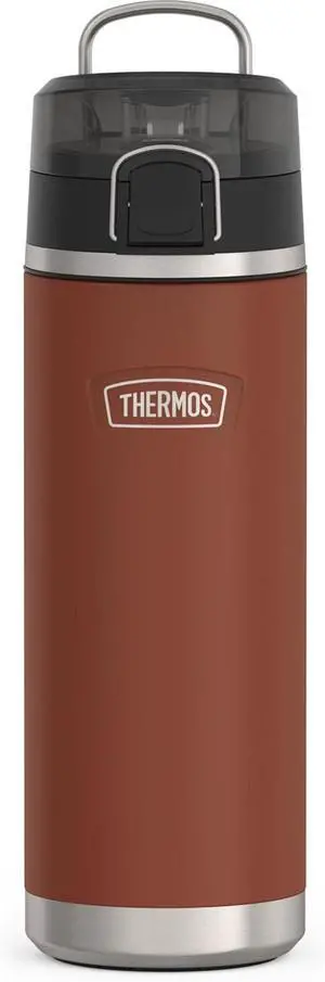 ICON SERIES Stainless Steel Water Bottle with Spout - 24 Ounce Saddle - Vacuum Insulated Water Bottle with Lid