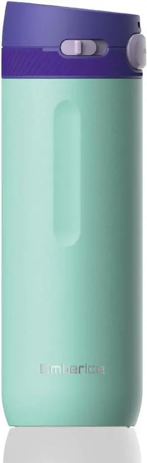 20 oz Thermos Vacuum Insulated Bottles - Double Wall Coffee Thermal for Travelers & Campers Keeps Drinks Hot 18H Cold 24H Leak-Free BPA-Free Food-Grade Stainless Steel (Indigo Aqua)