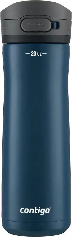 Jackson Chill 2.0 Vacuum-Insulated Stainless Steel Water Bottle with Secure Lid Leak-Proof Travel Friendly 20oz Capacity Blueberry Color Keeps Drinks Cold for 12 Hours