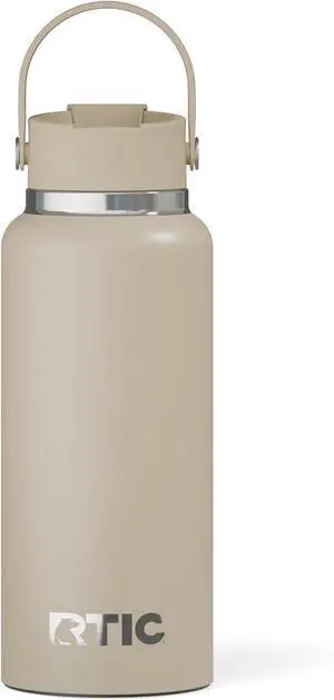 32oz Outback Bottle Insulated Stainless Steel Metal Double Wall Vacuum-Insulation Ceramic Lined Leak-Proof Lid BPA-Free Water Flask for Hiking Running Sports Outdoor Beach