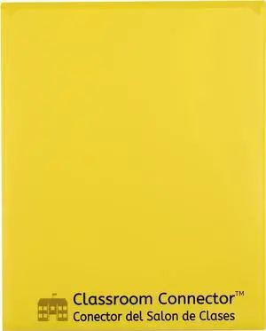 Classroom Connector School-to-Home Folders Yellow 25 per Box (32006)