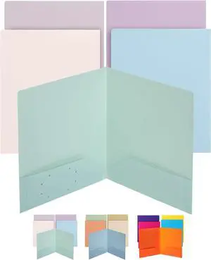 - Plastic Folders with Pockets 5 pcs Muted Pastel Colors 2 Pocket Plastic Folders File Folders with Pocket