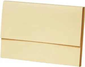 Apothecary Products Manila Folders For Paper Files Documents XL Double Fold 100 Count Made in the USA (12 x 6 x 4.75)