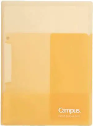Kokuyo Campus Easy to Review Print File Clip Folder File Folder A4 Yellow Japan Import (FU-CE755Y)