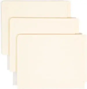 Smead End Tab Fastener File Folder Shelf-Master? Reinforced Straight-Cut Tab 50 Count
