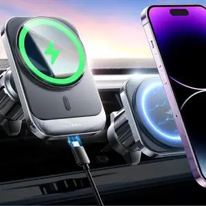 for MagSafe Car Mount Charger for iPhone 16 15W Wireless Universal Vent Charger for iPhone 16 Car Accessories Magnetic Phone Holder Mount Fits iPhone 16 15 Pro Max