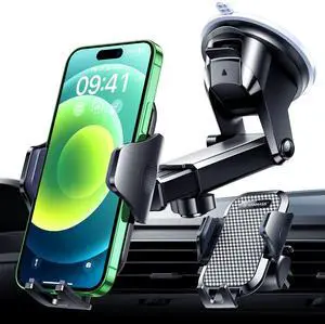 Car Phone Holder 2025 Military-Grade Phone Holder for Your Car Windshield Dashboard 65 Lbs Strongest SuctionPatent & Safety Certs Universal Cell Phone Car Mount for iPhone  Android
