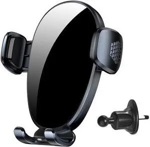Car Phone Holder Mobile Phone Bracket for car Ventilation Metal Hook Clip Fixed 360° Rotation Suitable for iPhone  Google and All Other Smart.