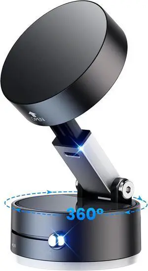 2025 Upgraded Phone Holders for Your Car 360° Adjustable Magnetic Phone Holder for Car for Magsafe Car Mount Car Phone Holder for iPhone & Android Black