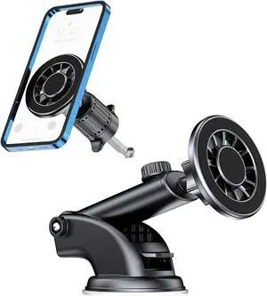 for Magsafe Car Phone Holder 20 Strong Magnets Magnetic Car Mount for Dashboard/Vent/Windshield 360°Rotation Cell Phone Car Mount for Your Car Accessories for iPhone 16 15 14 13 12 Series
