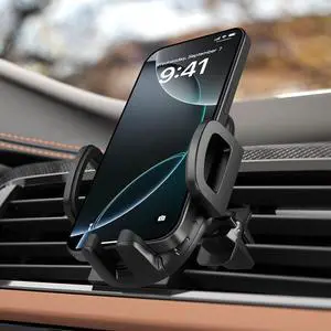 Car Phone Holder Mount | Ultra-Stable Vent Clip Design Air Vent Phone Cradle for All Smartphones