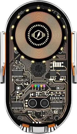 Phone Holders for Your Car with Wireless Chargre - Metal Hook Clip Auto Clamp Air Vent Cell Phone Car Mount Hands Free Universal Automobile Cradle Fit for iPhone Android and All Smartphones