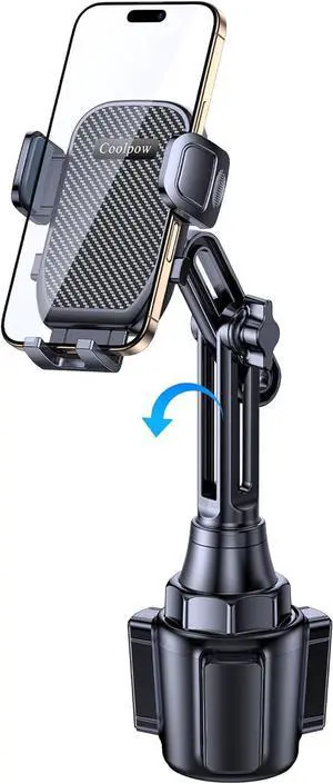 Cup Holder Cell Phone Holder for Car Mount Car Cup Phone Holders for Your Car Phone Holder Trucks SUVs Compatible with iPhone 16 15 14 13 Plus Pro Max Galaxy S24 All 4-7 Phone