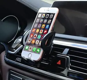 Cell Phone Car Air Vent Mount Cradle Holder Stand 360 Rotation Universal GPS Ultra Stable & Hands-Free for Car Air Vent Smartphone Stand