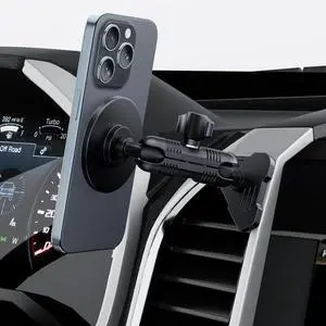 Magnetic Vent Phone Mount Compatible with 2015-2020 Ford F-150 2017-2021 Super Duty & 2018-2021 Expedition Car Full Metal Phone Holder Cradles Bracket Stand for All Smartphone