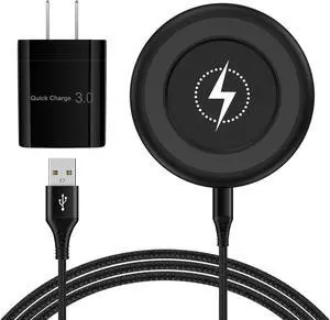 Wireless Charger Fast Charging Pad for  Galaxy S25 Ultra/S25 Plus/S24 FE/S24Ultra/S23/S22/S21/S20 15W Android Phone Wireless Charging Station with Adapter for Google Pixel 9a 9 Pro XL 8