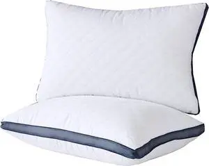 Pillows for Sleeping (2-Pack) Luxury Hotel Pillows Queen Size Set of 2 Bed Pillows for Side and Back Sleeper (Queen)