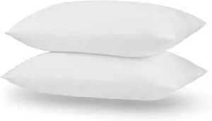 Bed Pillows 2 Pack Hotel Collection Luxury Soft Inserts for Sleeping-Breathable and Comfortable for Stomach Back Sleepers Standard (Pack of 2)