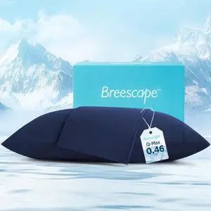 Cooling Pillow Cases Standard/Queen Size - BlendTek? Dry & Cool Technology for Hot Sleepers and Night Sweats Ultra Soft Pillowcases for Hair & Skin Care Set of 2 20 x 30 Twilight Blue