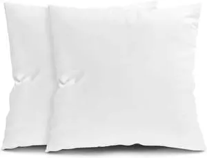 Throw Pillow Inserts Set of 2-26 x 26 Inches Bed and Couch Pillows - Euro Pillow Indoor Decorative Pillows for Bed and Sofa