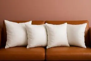 Trendy Home 20x20 Throw Pillow Insert (Set of 4 White) Bed and Couch Pillows Stuffer Hypoallergenic Decorative Home Indoor Outdoor Sofa Pillow Filler (Non Woven 4 Pack)