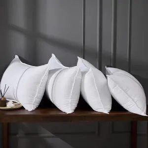 Bed Pillows Standard Size Set of 4 Firm Hotel Pillows for Sleeping Cooling Pillows for Side & Back Sleepers Down Alternative Filling 20 x 26 Inches