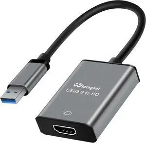 USB to HDMI Adapter for Laptop USB hub USB A 3.0 to HDMI Display Expander (USB 3.0-Silver)