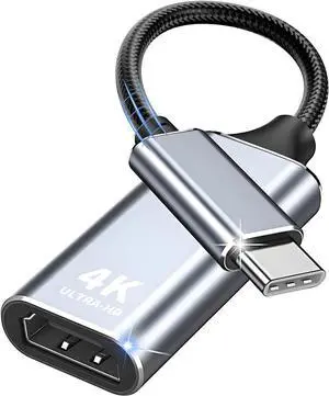 USB C to HDMI Adapter High Speed USB Type-C to HDMI Adapter Compatible with iPhone 15 Pro/Max MacBook Pro/Air 2023 iPad Pro iMac S23 XPS 17 Surface Book 3 Pixelbook  and More