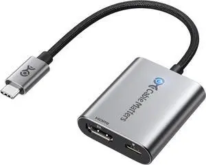 48Gbps USB C to HDMI 2.1 Adapter with 140W Charging for MacOS Windows Supports [4K@240Hz /8K@60Hz HDR] Thunderbolt 4 to HDMI Adapter Compatible for MacBook Thunderbolt 5 Laptops