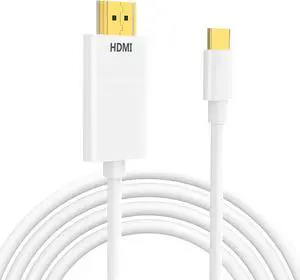USB C to HDMI Cable 4K 60Hz High Speed Type C to HDMI Adapter for TV Monitor Projector USBC Digital AV Thunderbolt 3/4/5 Compatible with iPhone 16 15 Galaxy and More USB-C Device 6FT