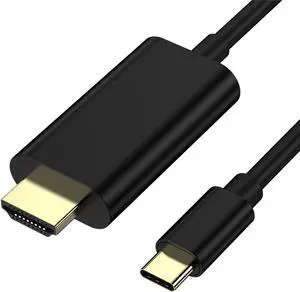 USB C to HDMI Cable6FT [4K High-Speed] USB Type C to HDMI Cable for Home Office [Thunderbolt 3/4 Compatible] for Chromebook for MacBook Pro/Air 2023 for iPad Pro for iMac for XPS 17 S23