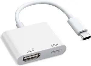 USB C to HDMI Adapter 8K@60Hz for iPhone 15/16 MFi Certified Digital AV Converter with 100W PD for MacBook Pro/Air iPad Pro iMac Galaxy S25/S24 and More USB C to HDMI Adapter 8K@60Hz for iPhone 15/16 MFi Certified Digital AV Converter with 100W PD for MacBook Pro/Air iPad Pro iMac Galaxy S25/S24 and More